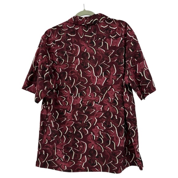 Ermenegildo Zenga Graphic Print Short Sleeved Shirt Butterfly Print XL $545 - Picture 3 of 6